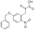 5-BENZYLOXY-2-NITROPHENYLPYRUVIC ACID Struktur