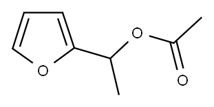 DL-1-(2-呋喃)乙酸乙酯 结构式