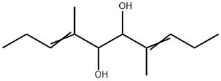 4,7-Dimethyl-3,7-decadiene-5,6-diol 结构式