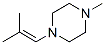 Piperazine,  1-methyl-4-(2-methyl-1-propenyl)-  (9CI) 结构式