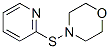 Morpholine, 4-(2-pyridinylthio)- (9CI) 结构式