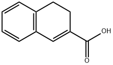 3,4-ジヒドロ-2-ナフトエ酸 化学構造式