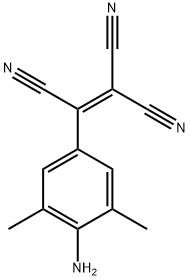 2-(4-Amino-3,5-xylyl)-1,1,2-ethenetricarbonitrile 结构式
