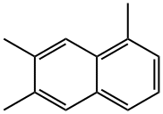 2,3,5-トリメチルナフタレン 化学構造式