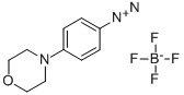 N-(4-DIAZOPHENYL)-MORPHOLINE FLUOBORATE, 2248-34-2, 结构式