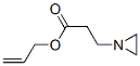 アリル=3-(1-アジリジニル)プロピオナート 化学構造式