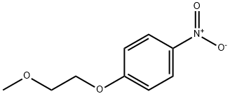 4-硝基苯基-2-甲氧基乙醚 结构式