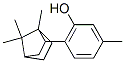 rel-5-メチル-2-[(4β*)-1α*,7,7-トリメチルビシクロ[2.2.1]ヘプタン-2β*-イル]フェノール 化学構造式