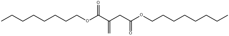 Itaconic acid dioctyl ester Structure