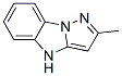 2-メチル-4H-ピラゾロ[1,5-a]ベンゾイミダゾール 化学構造式