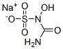 (アミノカルボニル)(ヒドロキシ)スルファミン酸ナトリウム 化学構造式