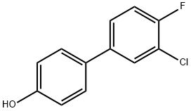 3'-Chloro-4'-fluoro-[1,1'-biphenyl]-4-ol Struktur