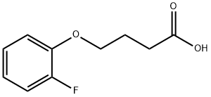 4-(2-氟苯氧基)丁酸 结构式