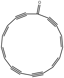 (4E,6Z,12Z,14E)-4,6,12,14-Cycloheptadecatetrene-2,8,10,16-tetryn-1-one Struktur