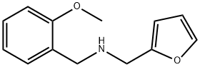 1-(呋喃-2-基)-N-(2-甲氧基苄基)甲胺, 225236-02-2, 结构式