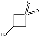 3-羟基硫杂环丁烷-1,1-二氧化物 结构式