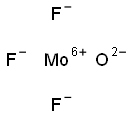 Molybdenum trifluoride oxide Struktur
