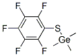 Trimethyl[(pentafluorophenyl)thio]germane Struktur