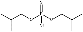二(2-甲基丙氧基)-硫基-巯基膦烷 结构式