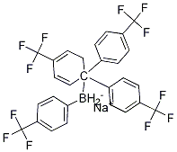 Borate(1-), tetrakis[4-(trifluoroMethyl)phenyl]-,sodiuM (1:1) 结构式