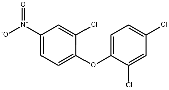 2-クロロ-1-(2,4-ジクロロフェノキシ)-4-ニトロベンゼン 化学構造式