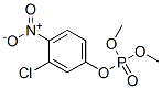 Phosphoric acid dimethyl 3-chloro-4-nitrophenyl ester 结构式