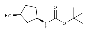 Carbamic acid, [(1R,3S)-3-hydroxycyclopentyl]-, 1,1-dimethylethyl ester (9CI)