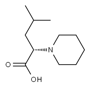 (S)-4-METHYL-2-(PIPERIDIN-1-YL)PENTANOIC ACID Structure