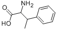 2-アミノ-3-フェニルブタン酸 化学構造式