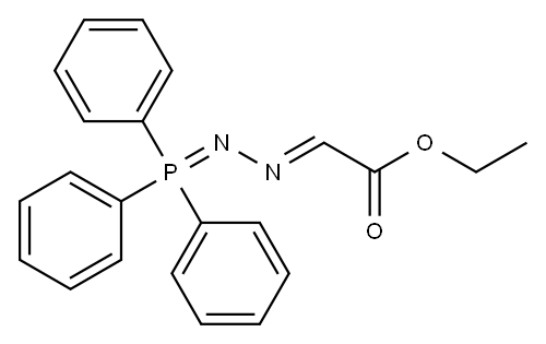 2-(Triphenylphosphoranylidene)hydrazonoacetic acid ethyl ester Structure