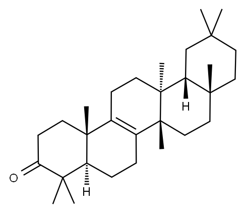 D:C-Friedoolean-8-en-3-one 结构式