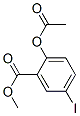 methyl O-acetyl-5-iodosalicylate Structure
