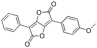 Furo[3,2-b]furan-2,5-dione, 3-(4-methoxyphenyl)-6-phenyl- Structure
