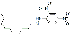 (4Z,7Z)-4,7-デカジエナール2,4-ジニトロフェニルヒドラゾン 化学構造式