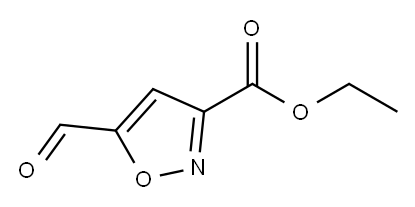 乙基5 - 甲酰基异恶唑 - 3 - 羧酸乙酯, 22667-24-9, 结构式