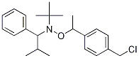 N-tert-Butyl-O-[1-[4-(chloroMethyl)phenyl]ethyl]-N-(2-Methyl-1-phenylpropyl)hydroxylaMine Structure