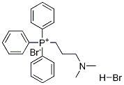 3-Dimethylaminopropyltriphenylphosphoniumbromide HBr Structure