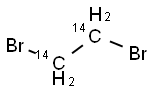 1,2-二溴乙烷-1,2-14C 结构式