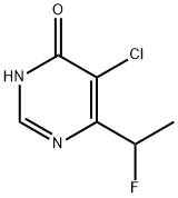 5-CHLORO-6-(1-FLUOROETHYL)-4(1H)-PYRIMIDINONE