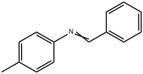 N-ベンジリデン-4-メチルアニリン 化学構造式