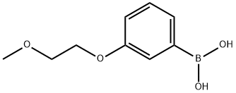3-(2-メトキシエトキシ)フェニルボロン酸 化学構造式
