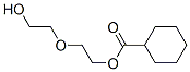 シクロヘキサンカルボン酸2-(2-ヒドロキシエトキシ)エチル 化学構造式