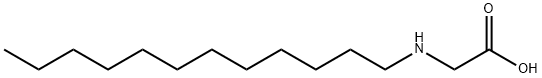 ラウリルアミノ酢酸 化学構造式