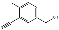 Benzonitrile, 2-fluoro-5-(hydroxymethyl)- (9CI) Structure