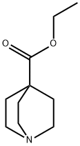 1-Azabicyclo[2.2.2]octane-4-carboxylic acid ethyl ester Structure