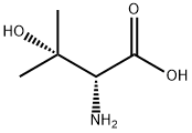 [R,(-)]-3-ヒドロキシ-D-バリン 化学構造式
