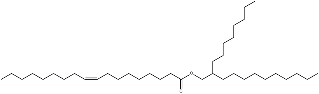 (Z)-9-オクタデセン酸2-オクチルドデシル 化学構造式