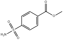 4-スルファモイル安息香酸メチル 化学構造式