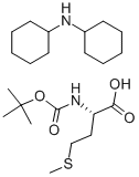 N-叔丁氧羰基-L-蛋氨酸二环己胺盐 结构式