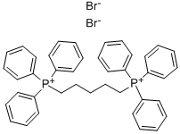1,5-ペンタンジイルビス(トリフェニルホスホニウム)・2ブロミド 化学構造式